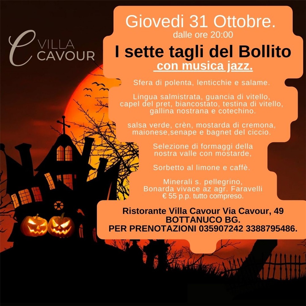 i sette tagli del bollito HALLOWEEK-END